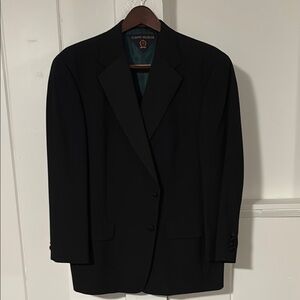 Tommy Hilfiger Black Sport Coat with Notched Lapel